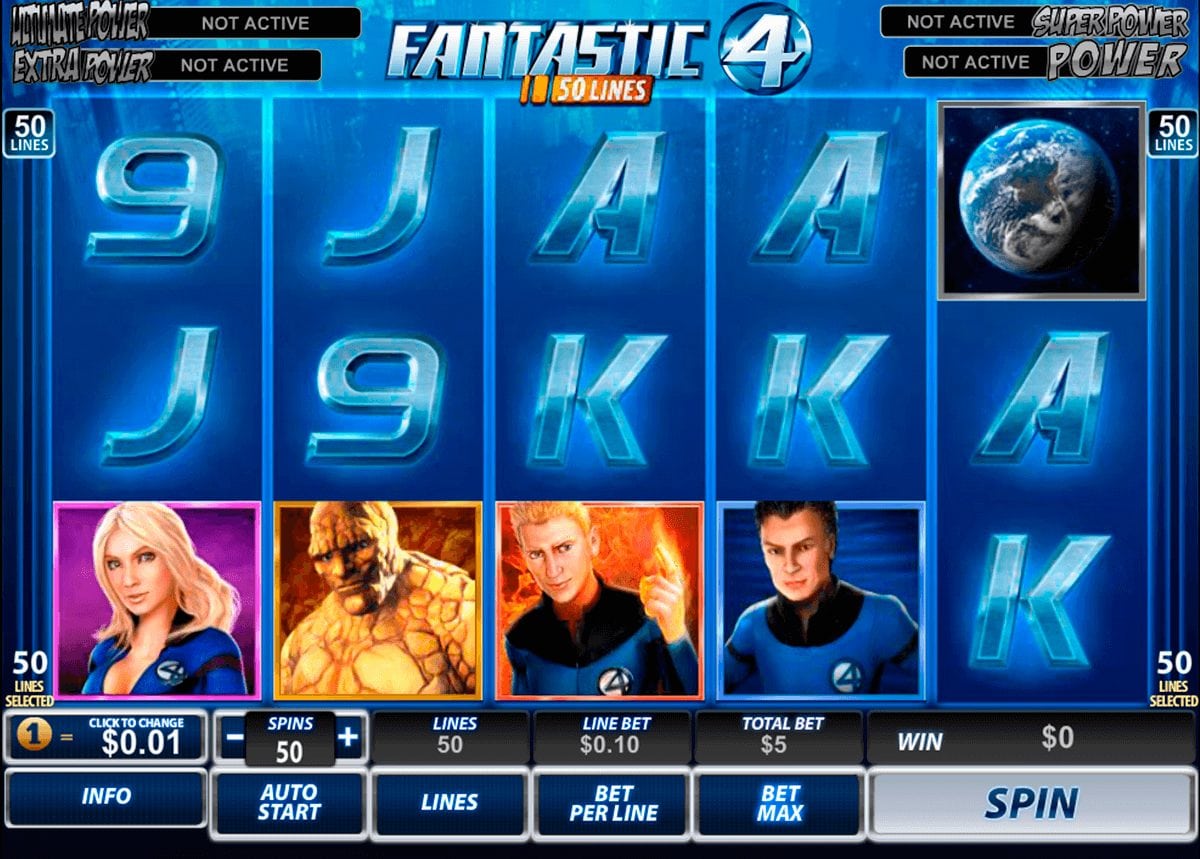 Fantastic four 50 lines slot