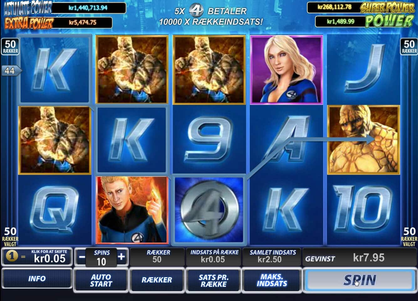 Fantastic four slot