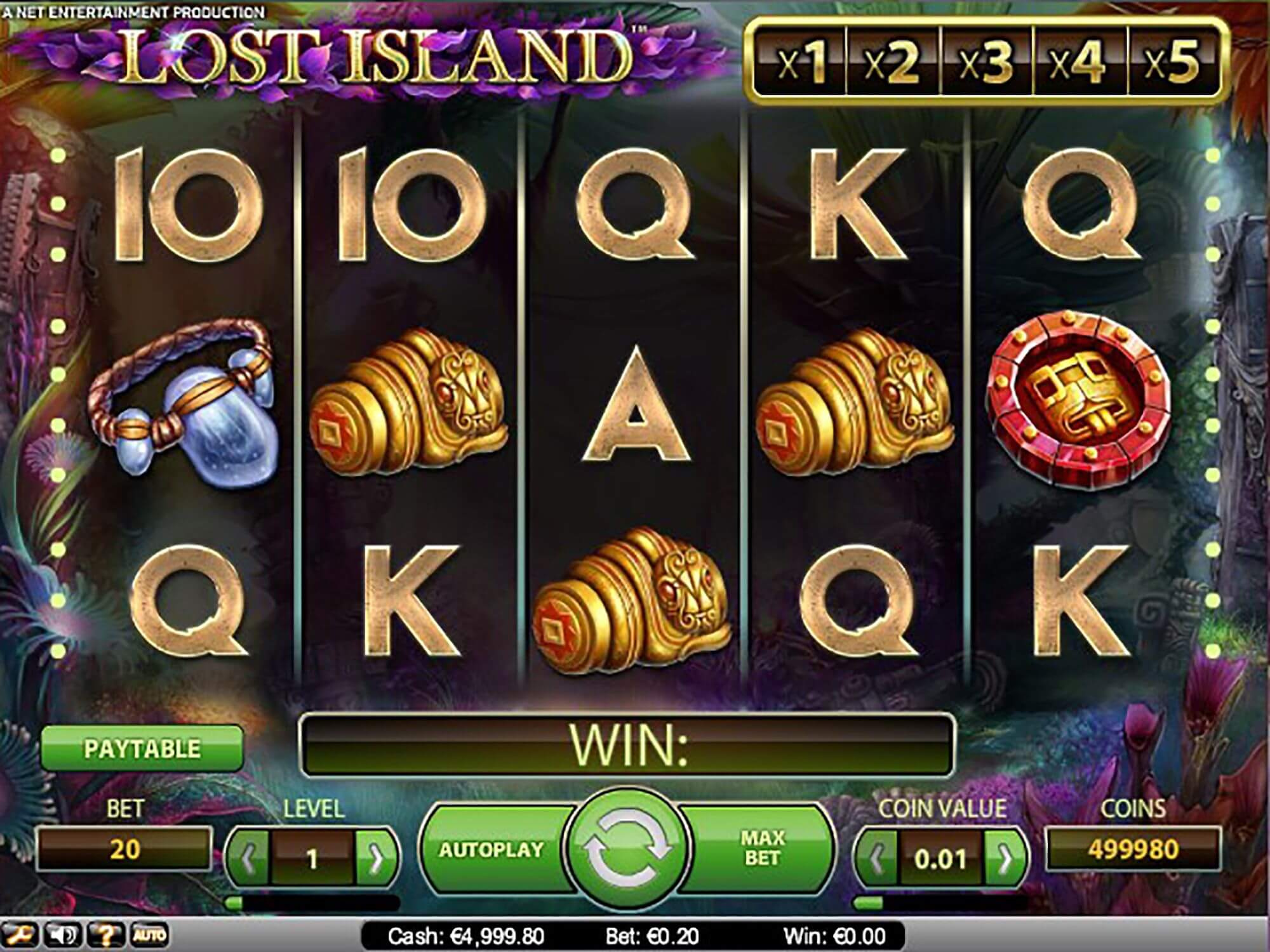 Lost island slot